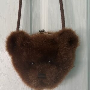 Brown Bear Kids Shoulder Bag